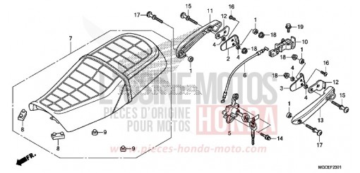 SEAT (CB1100SA/SAD) CB1100SAE de 2014